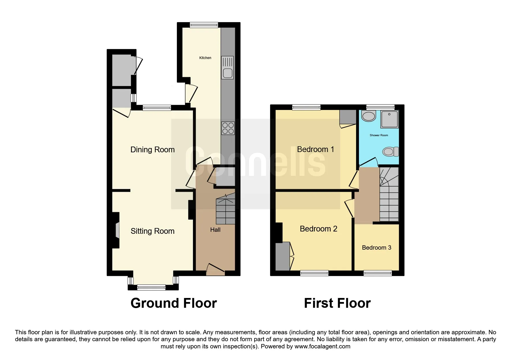 3 bed End of Terrace