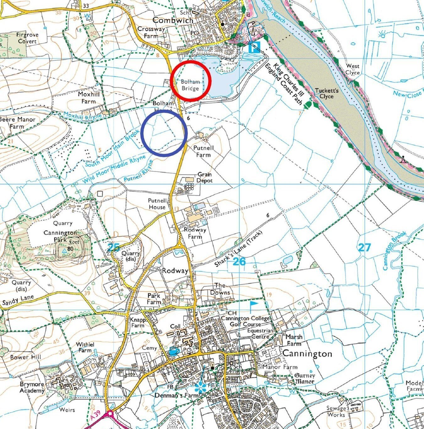 property for sale in Lot A - Combwich Road, Combwich, Cannington, TA5 - Guide price £100,000