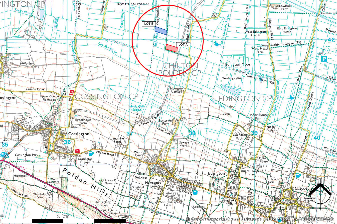 property for sale in Lot B - West Drove, Chilton Polden, TA7 - Guide price £18,000