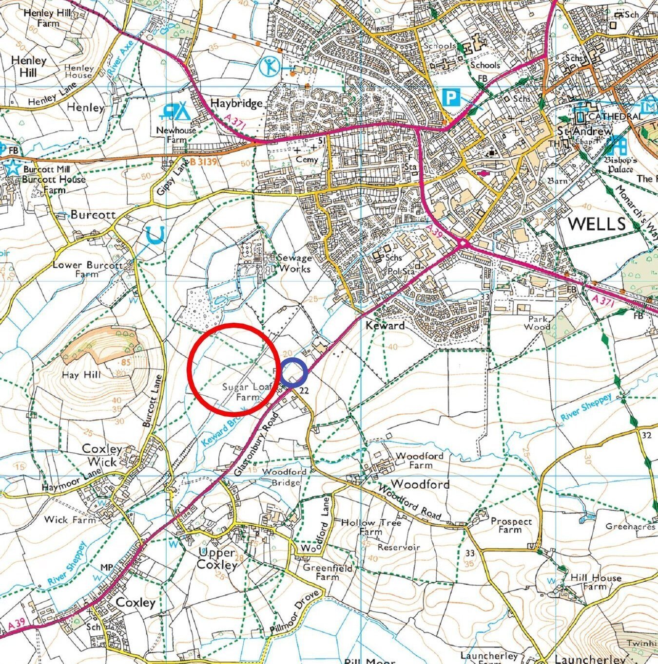 property for sale in Lot B - Glastonbury Road, Coxley, BA5 - Guide price £300,000