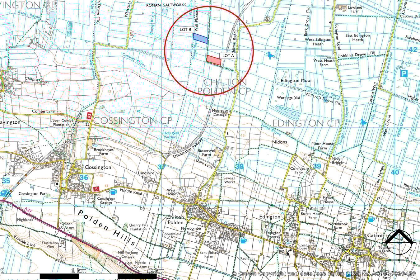 property for sale in Lot A - West Drove, Chilton Polden, TA7 - Guide price £18,000