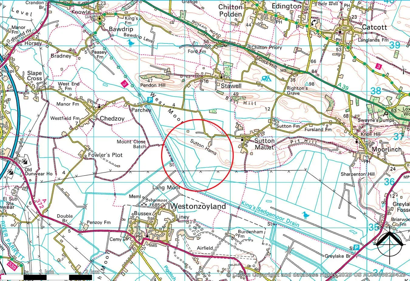 property for sale in Lot B - Cossington Right Drove, Chedzoy, TA7 - Guide price £3,000