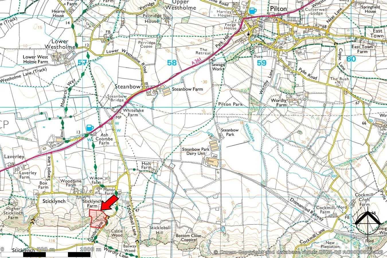 property for sale in Castle Lane, Sticklynch, West Pennard, BA5 - Guide price £200,000