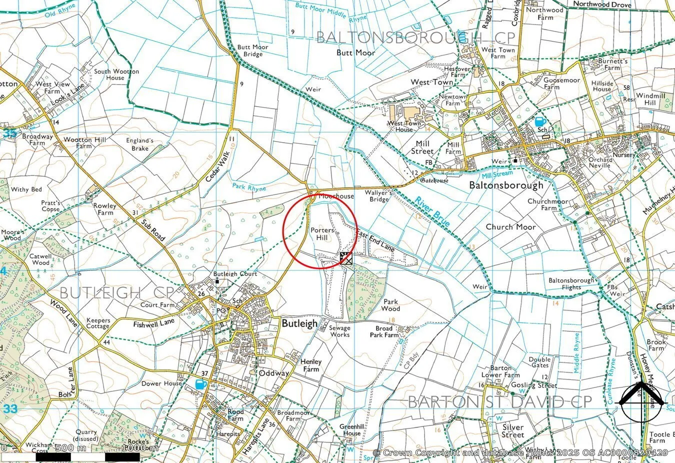 property for sale in Lot B - Porters Hill, Butleigh, BA6 - Guide price £120,000