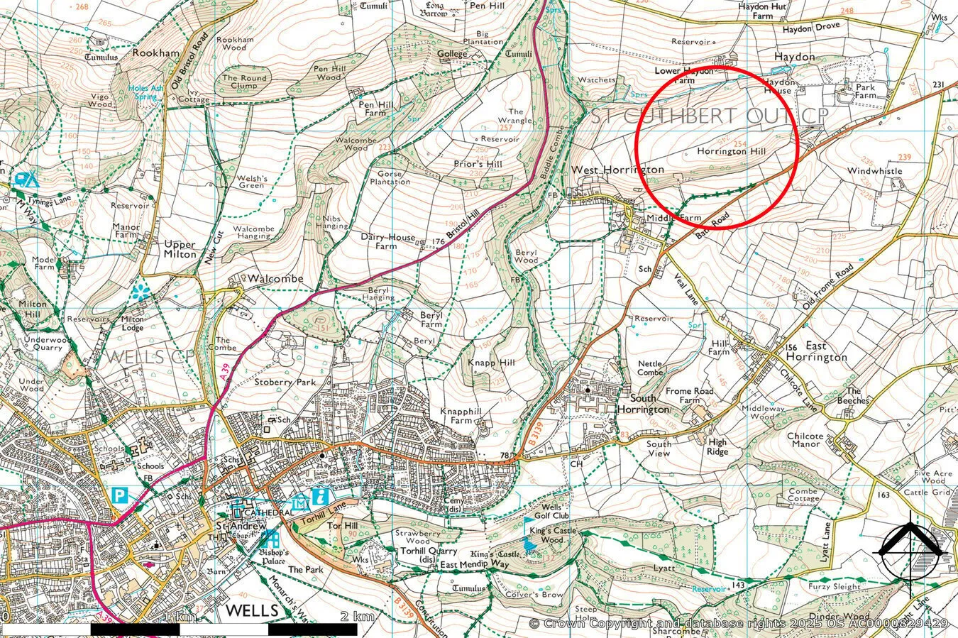 property for sale in Lot C - Bath Road, Horrington Hill, Wells, BA5 - Guide price £60,000
