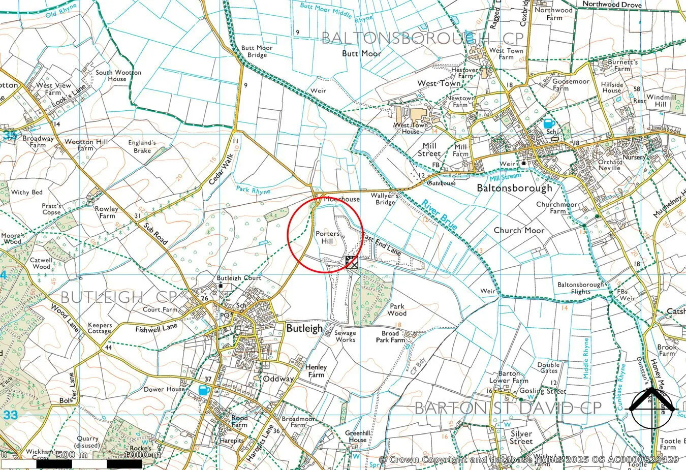 property for sale in Lot A - Porters Hill, Butleigh, BA6 - Guide price £40,000