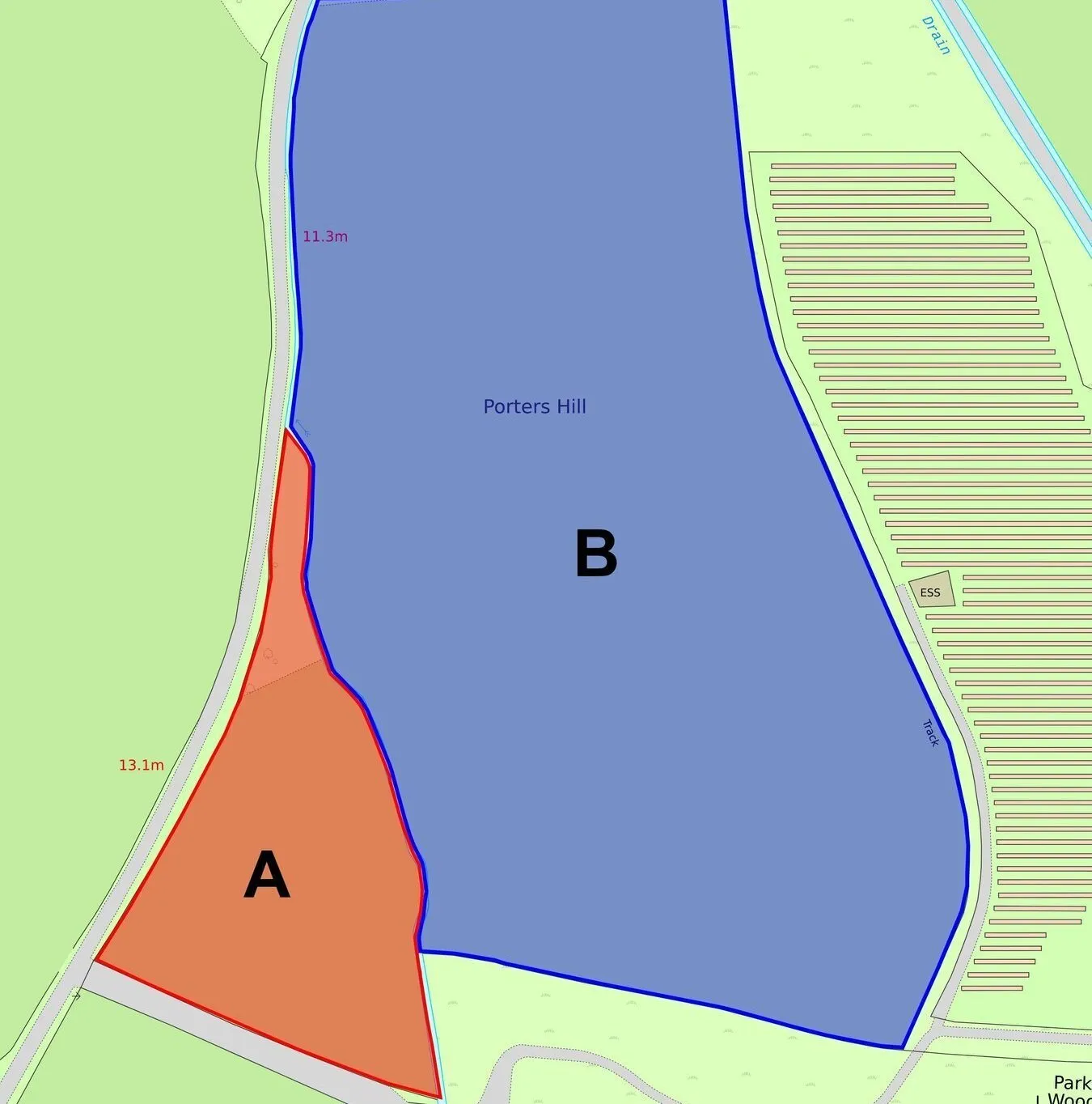 property for sale in Lot A - Porters Hill, Butleigh, BA6 - Guide price £40,000