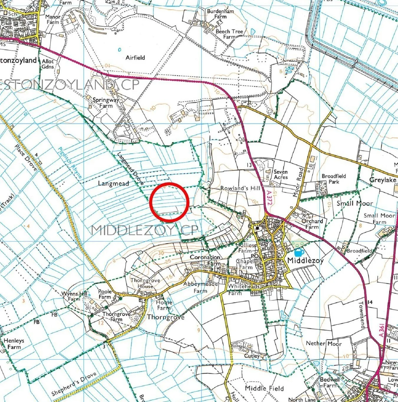 property for sale in Lot A - Langmead Drove, Middlezoy, TA7 - Guide price £15,000