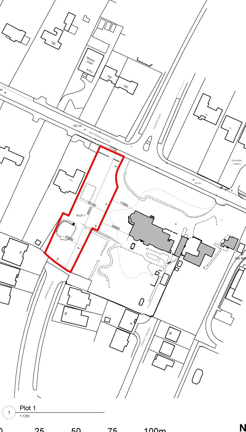 Freehold Building Plot - Consent for a Six Bedroom Detached House