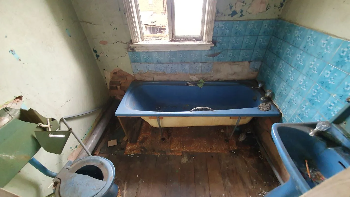 Freehold Vacant End Terraced House in Need of Repair & Refurbishment