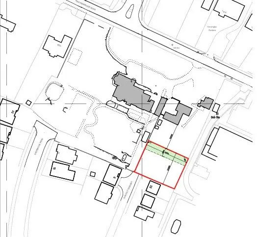 Freehold Building Plot - Consent for a Five Bedroomed Detached House.