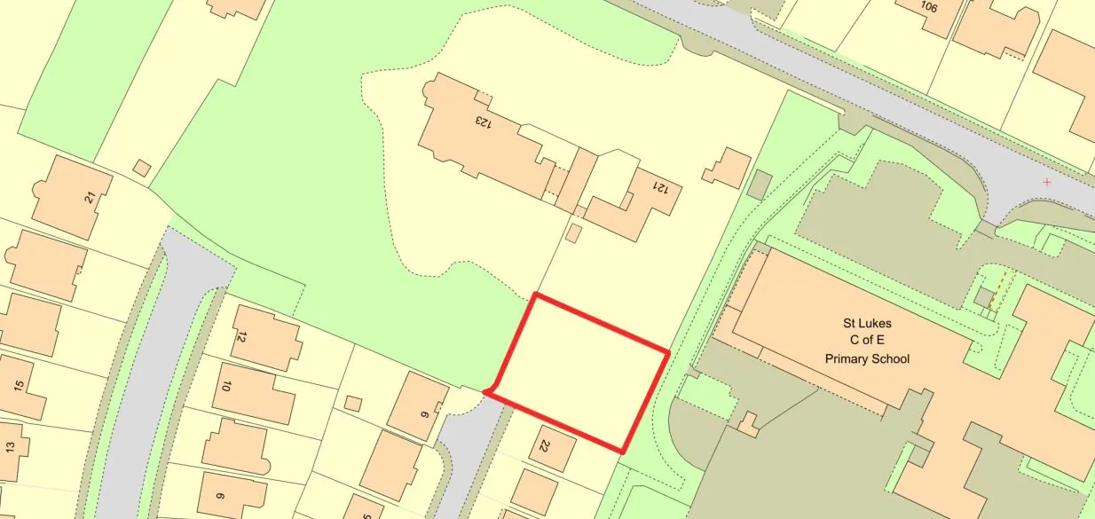 Freehold Building Plot - Consent for a Five Bedroomed Detached House.
