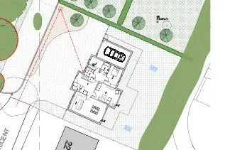 Freehold Building Plot - Consent for a Five Bedroomed Detached House.