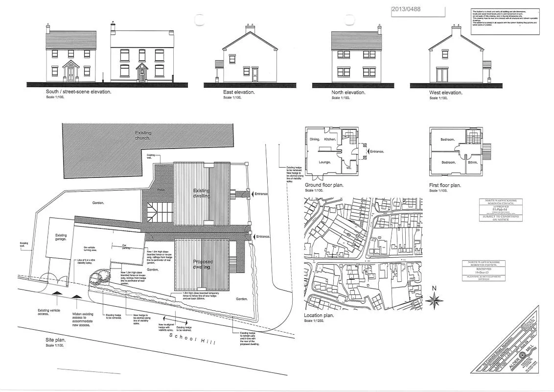 Freehold Building Plot with Consent for New Dwelling with Parking