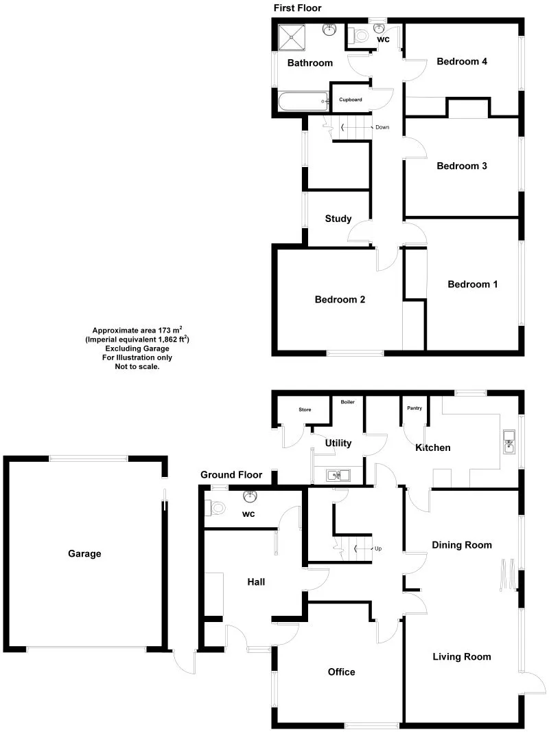 Freehold Vacant Detached House with Four Bedrooms with Potential