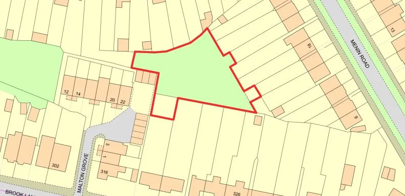 Freehold Building Plot with Outline Planning For Two 3 Bed Detached Houses