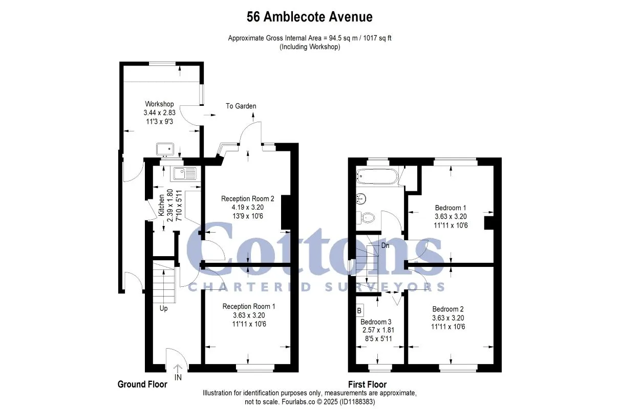 Freehold Vacant Semi-Detached House with Three Bedrooms
