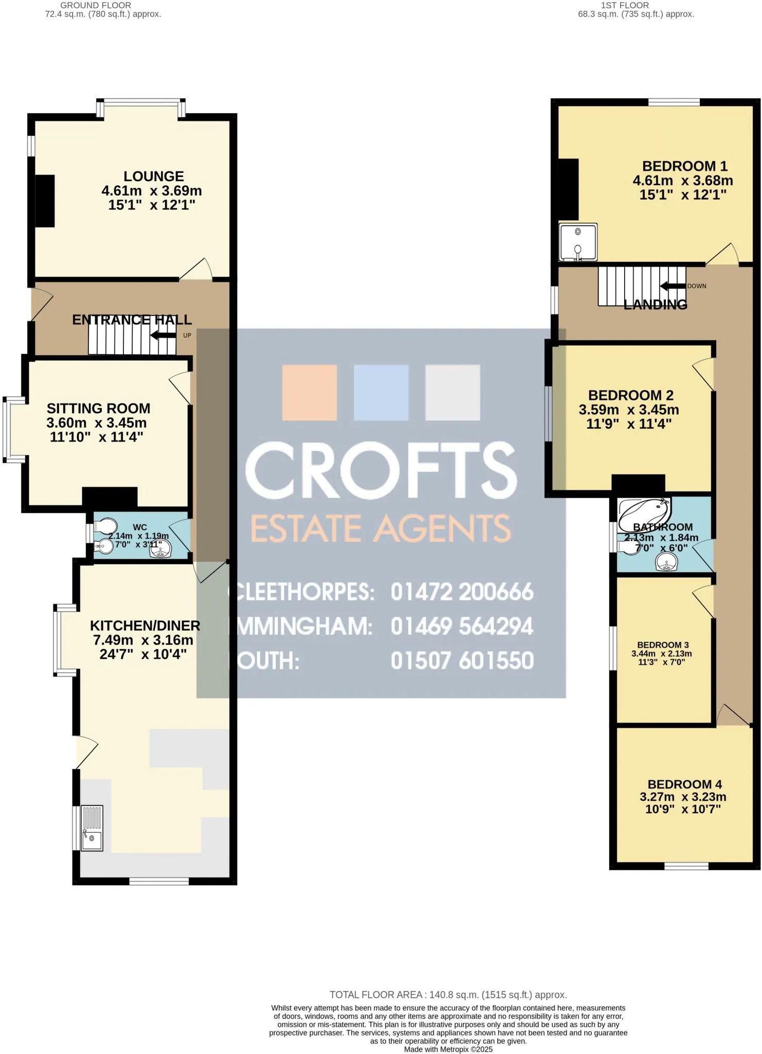4 bed End of Terrace