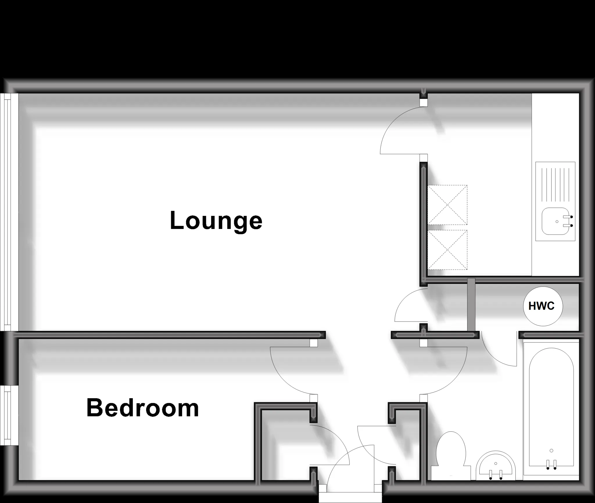 1 bed Apartment