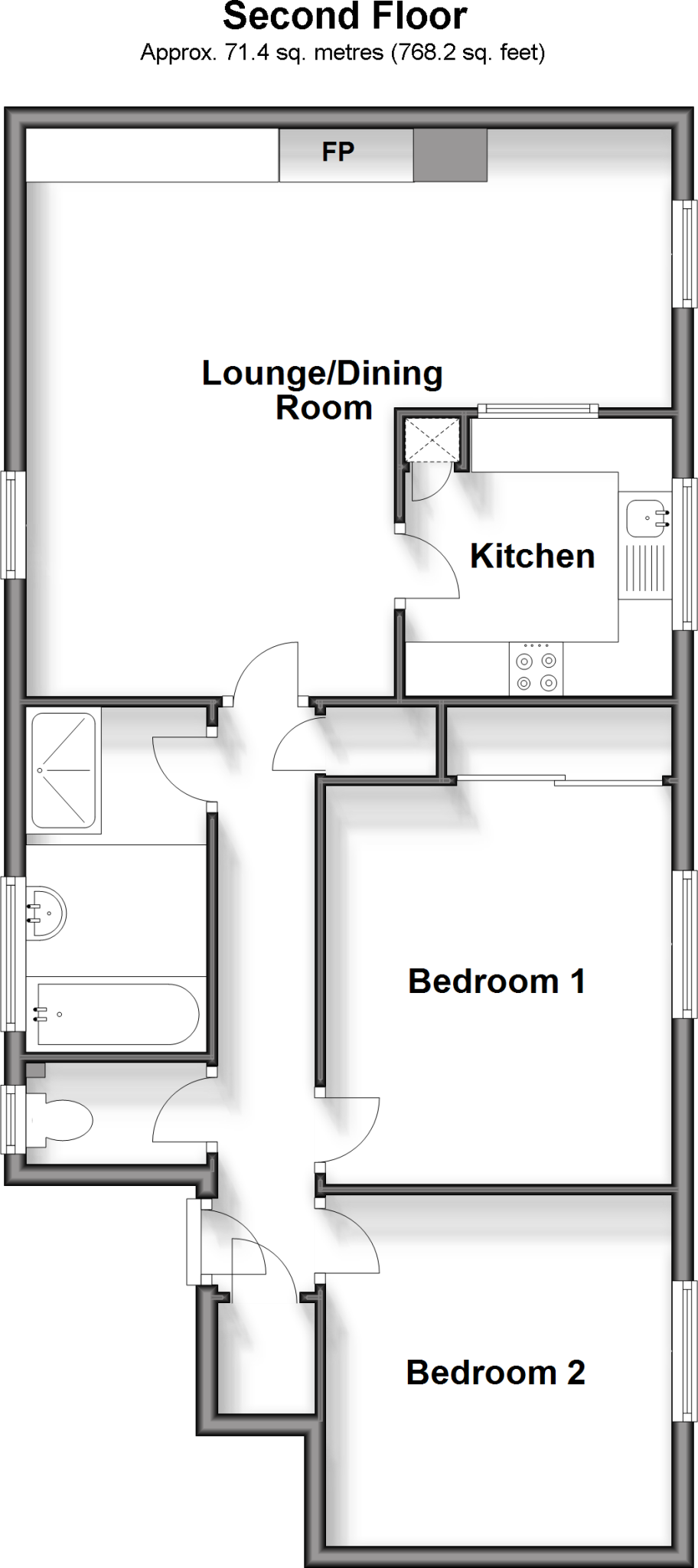 2 bed Apartment
