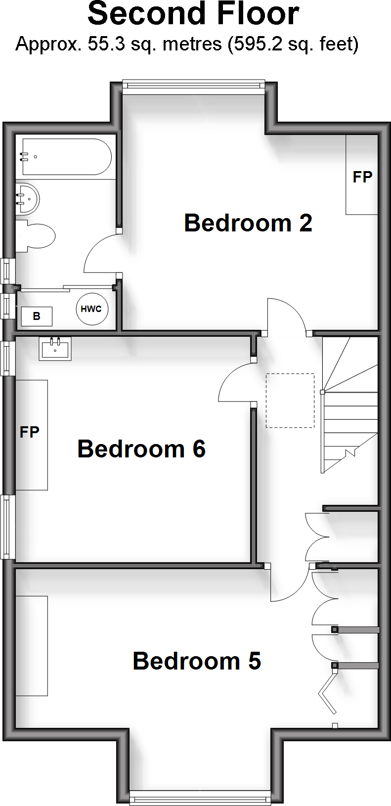 6 bed Semi-Detached