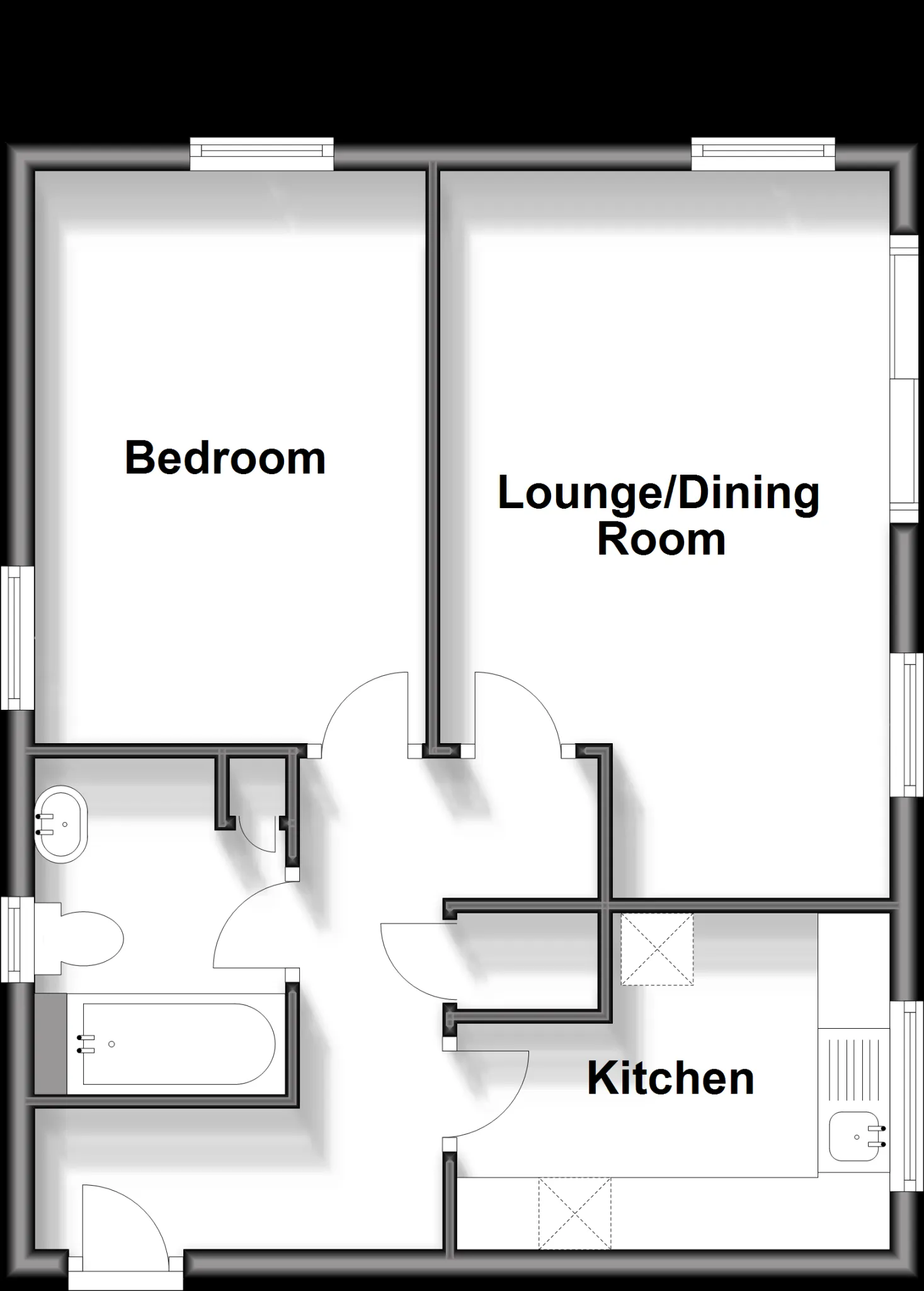 1 bed Apartment