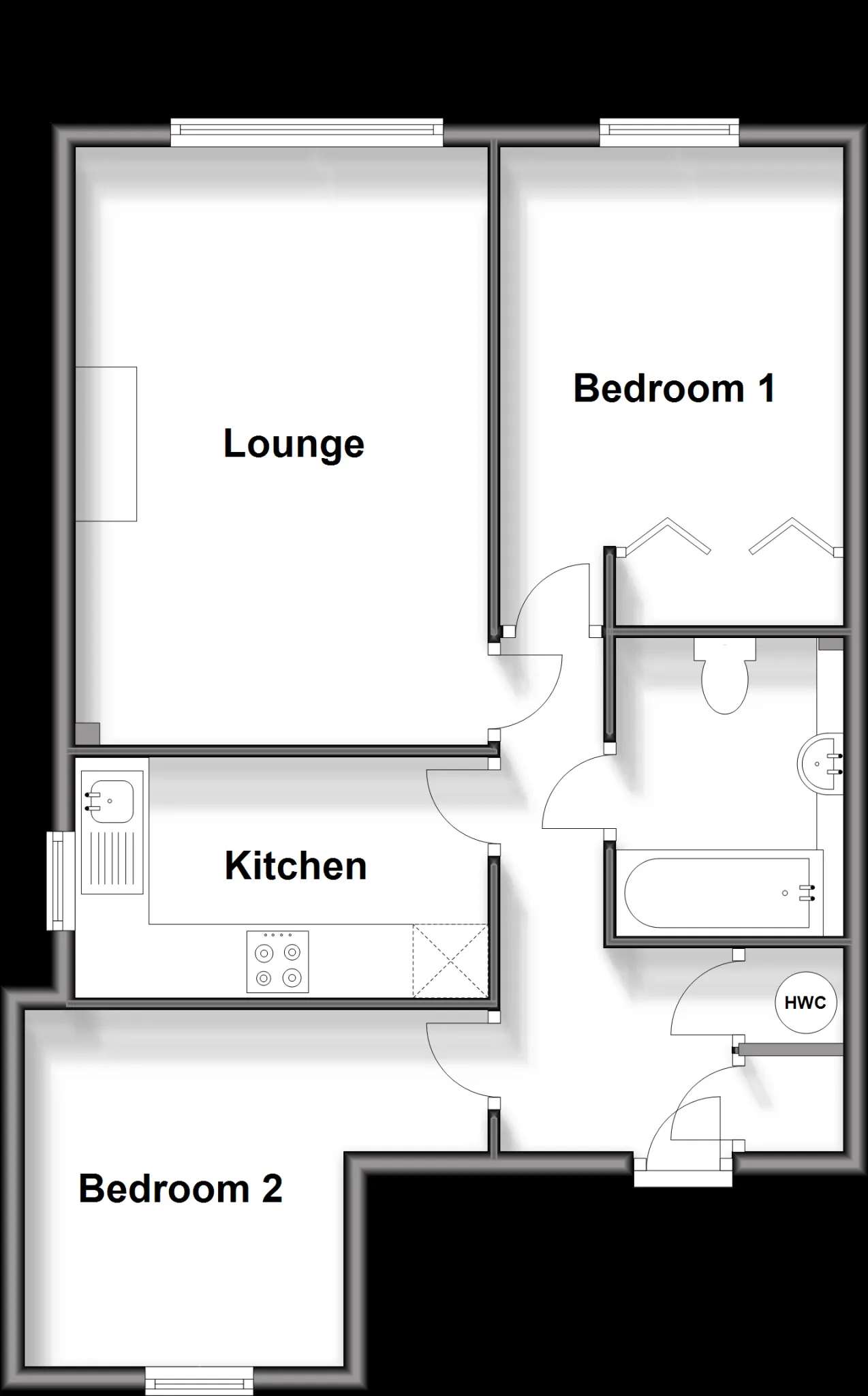 2 bed Apartment