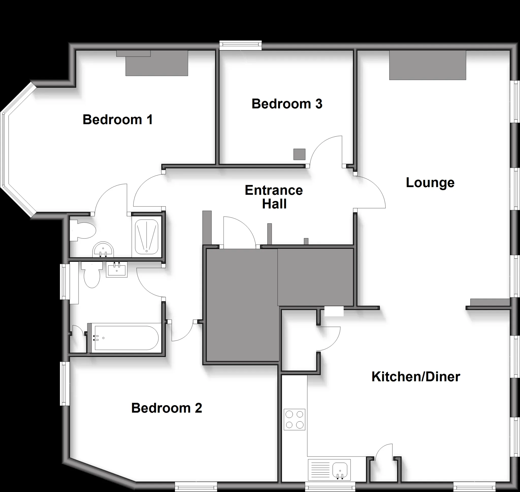 3 bed Apartment