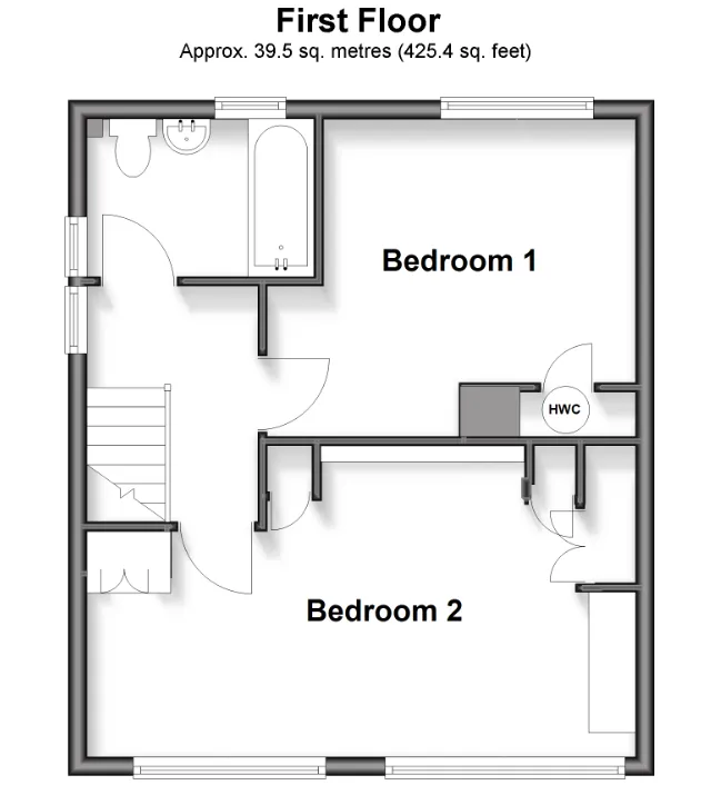2 bed Semi-Detached