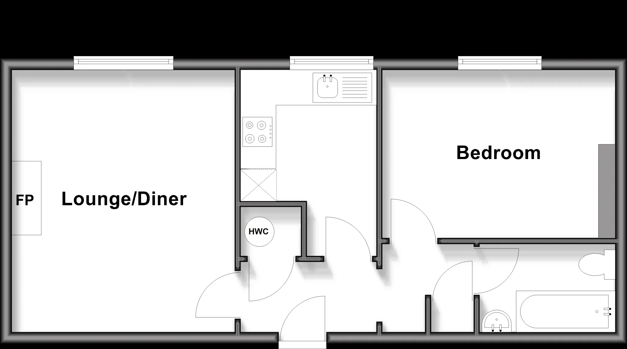 1 bed Apartment