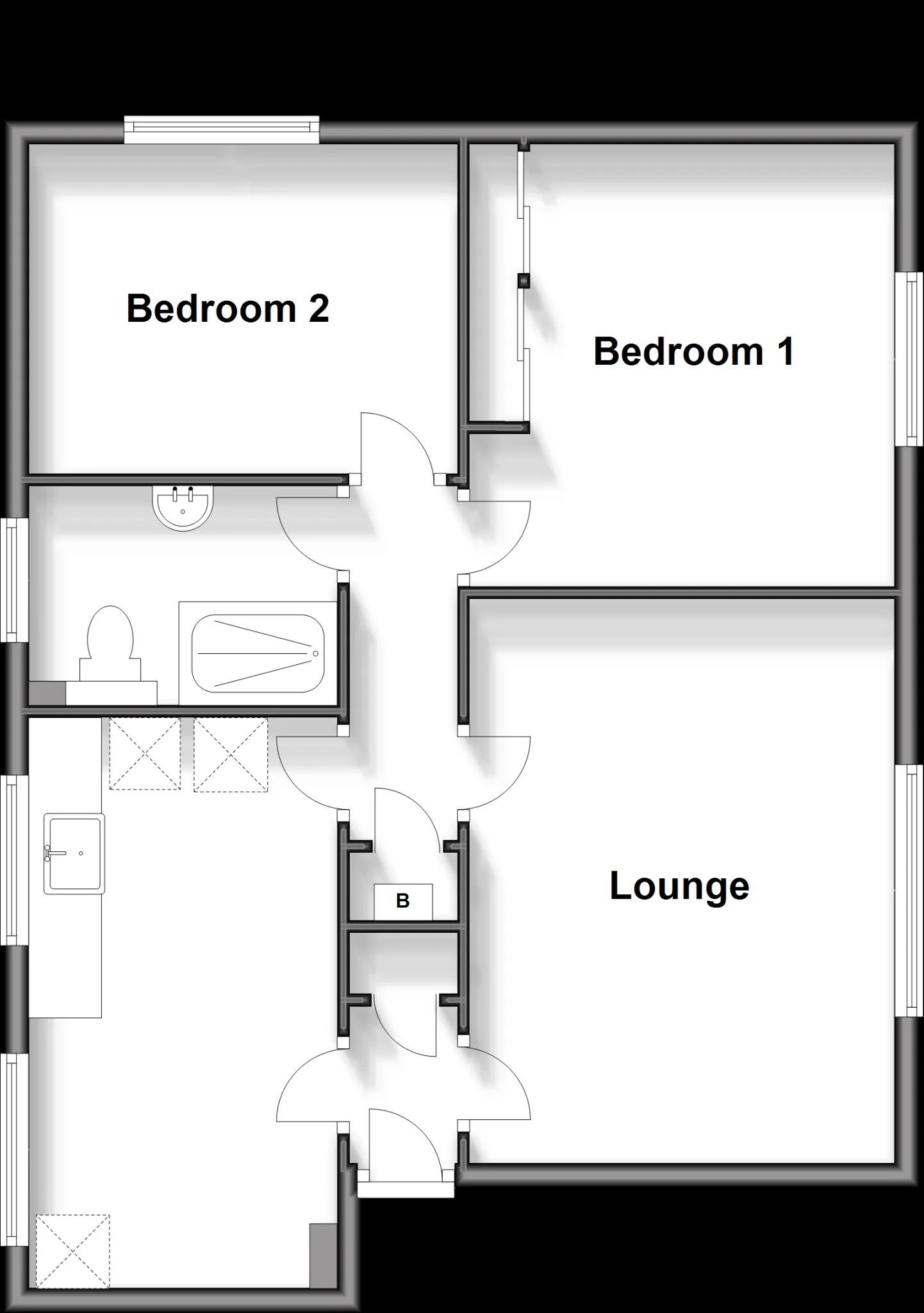 2 bed Apartment