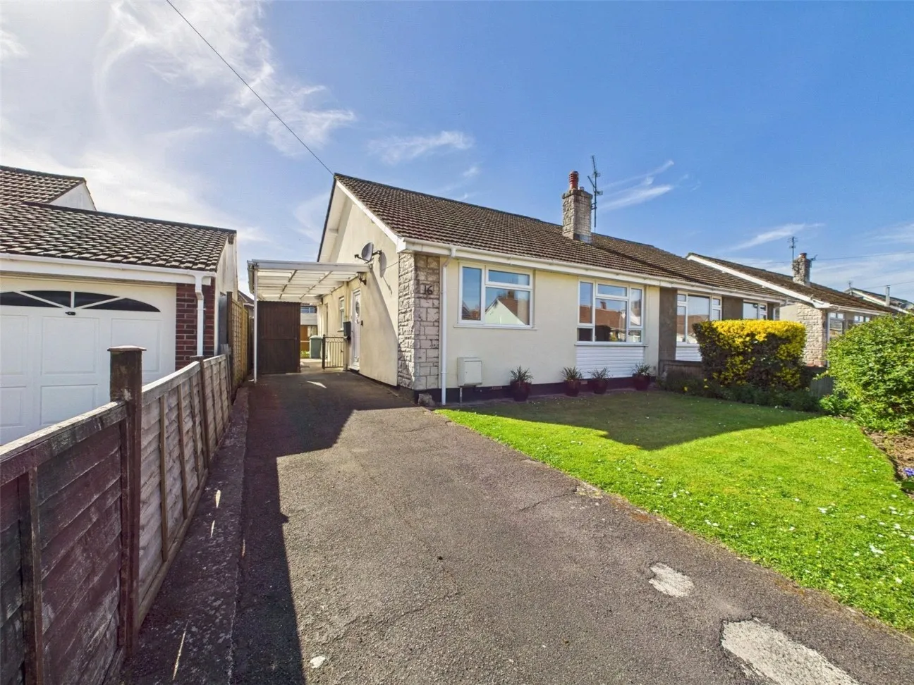 2 Bed  Semi-detached bungalow  For Sale