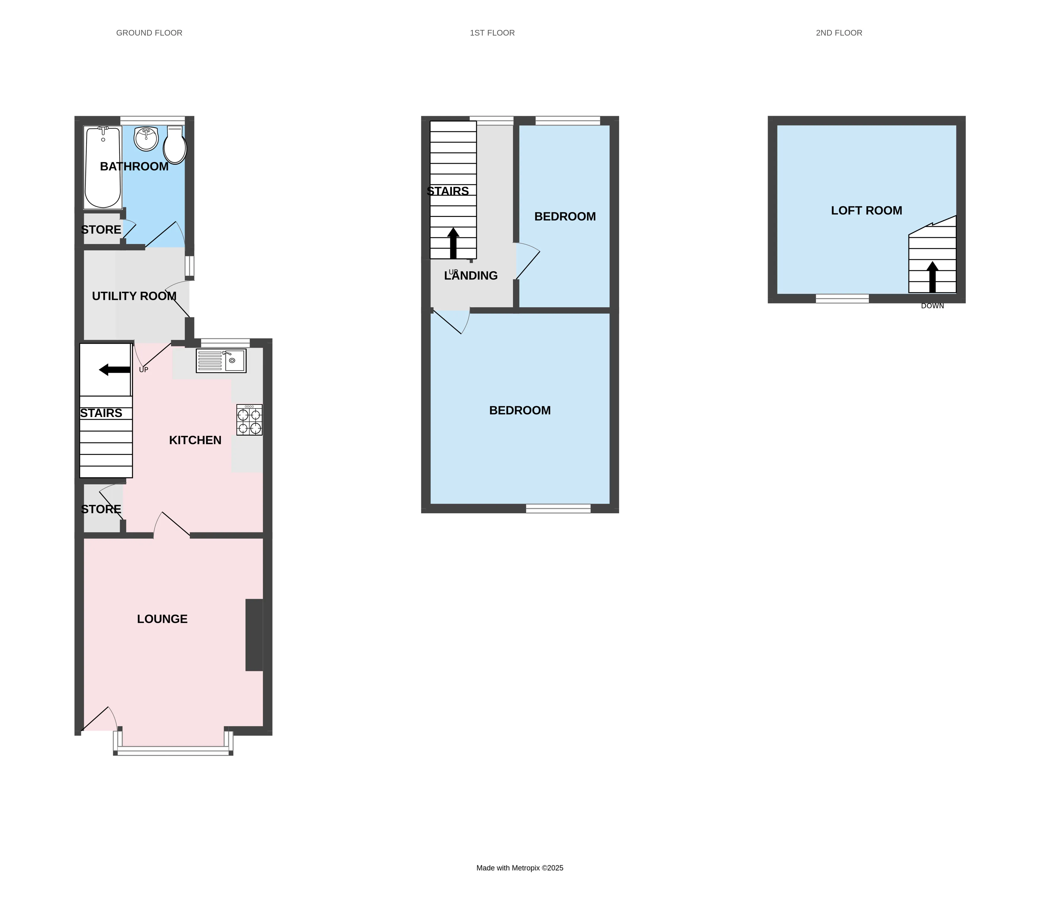3 bed End of Terrace
