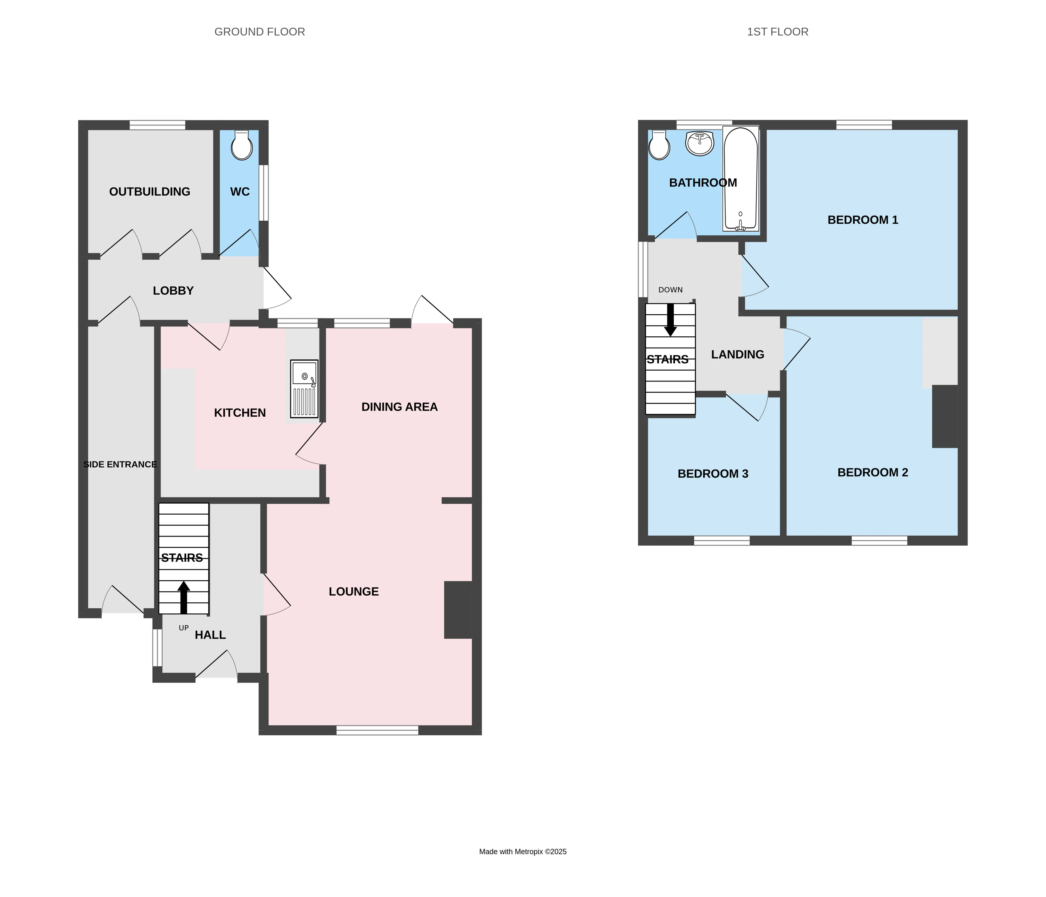 3 bed End of Terrace