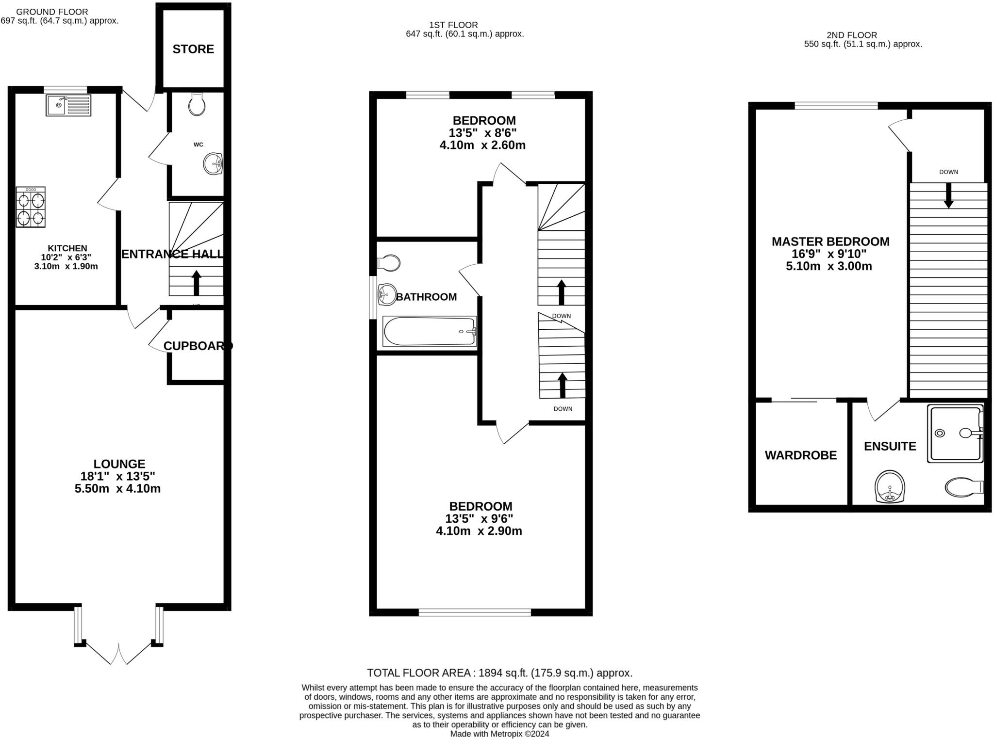 3 bed Town House
