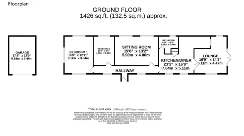 2 bed Bungalow