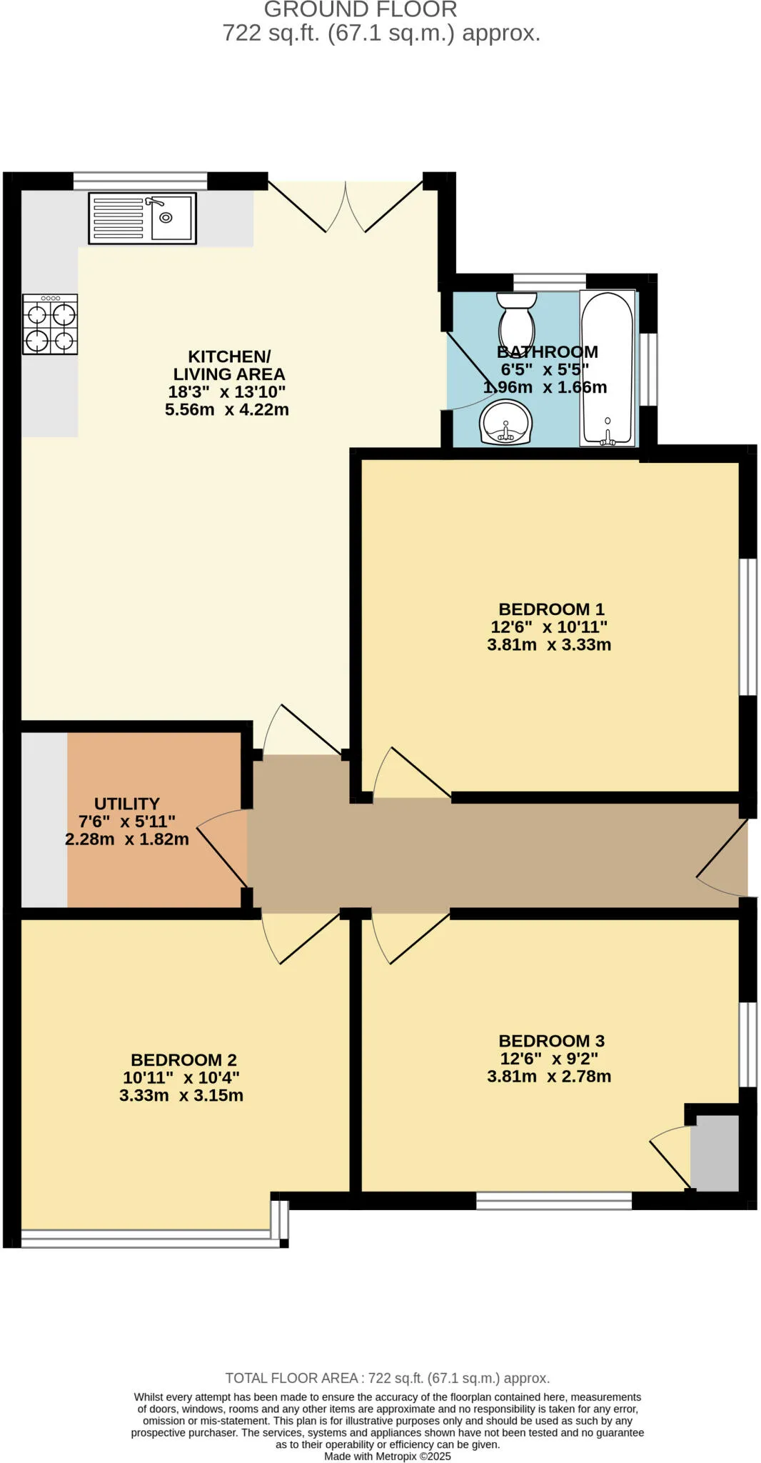 3 bed Bungalow