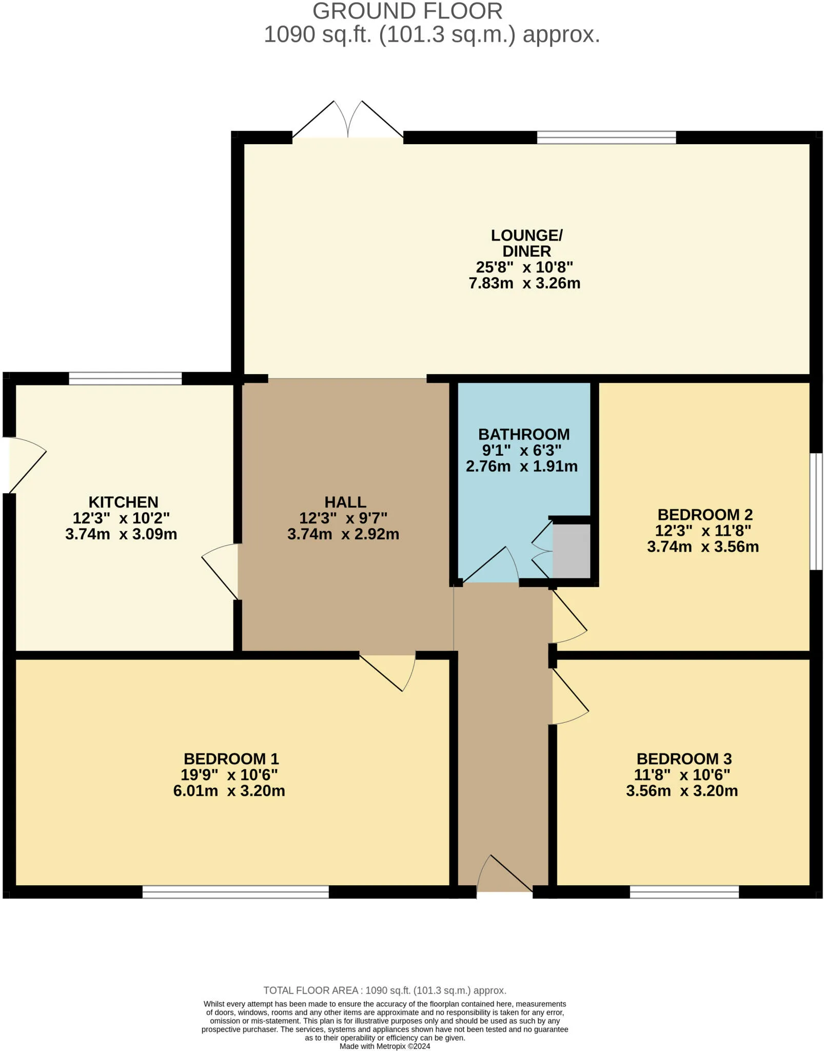 3 bed Detached Bungalow