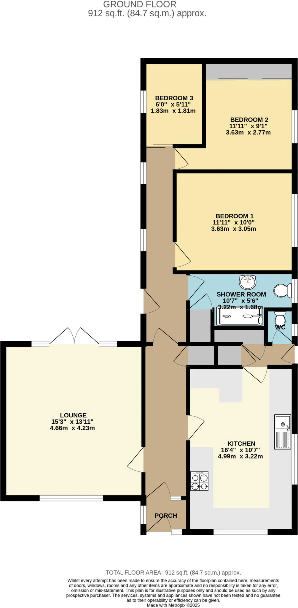 3 bed Detached Bungalow