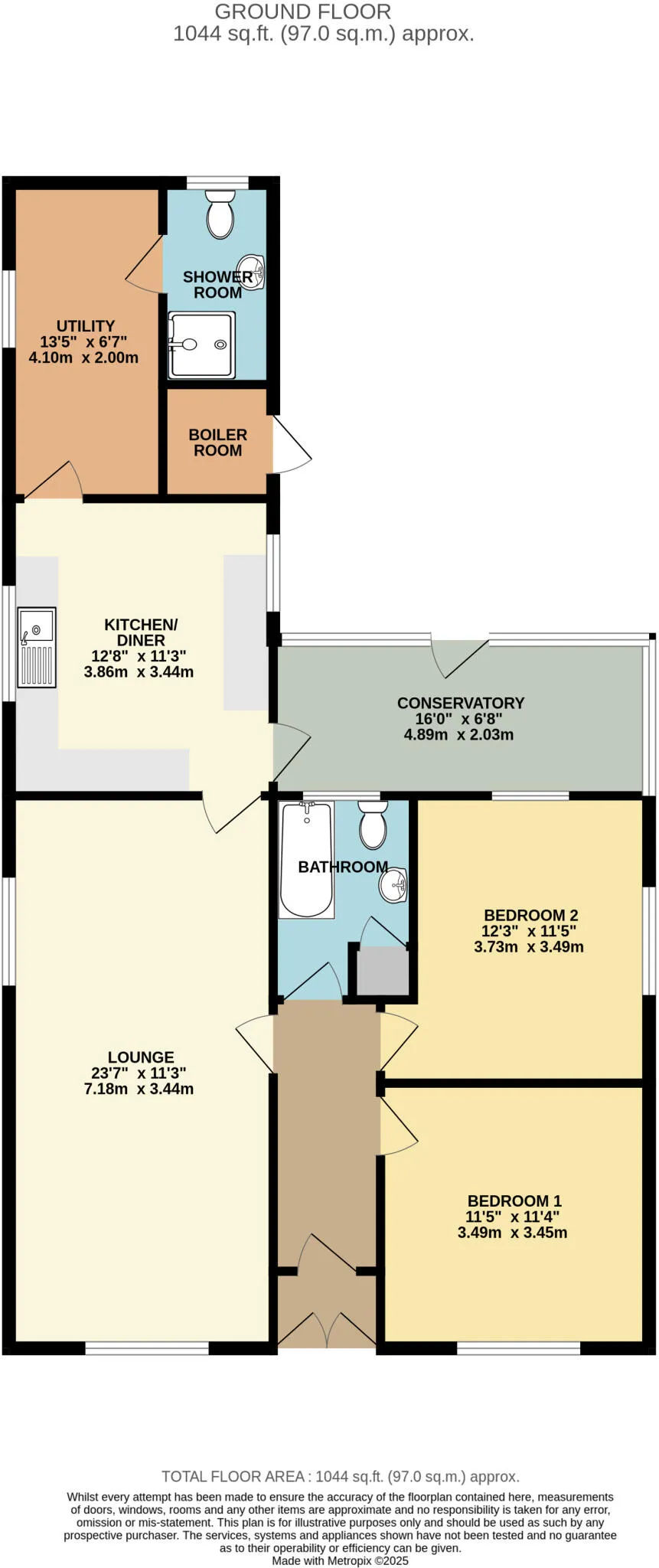 2 bed Detached Bungalow