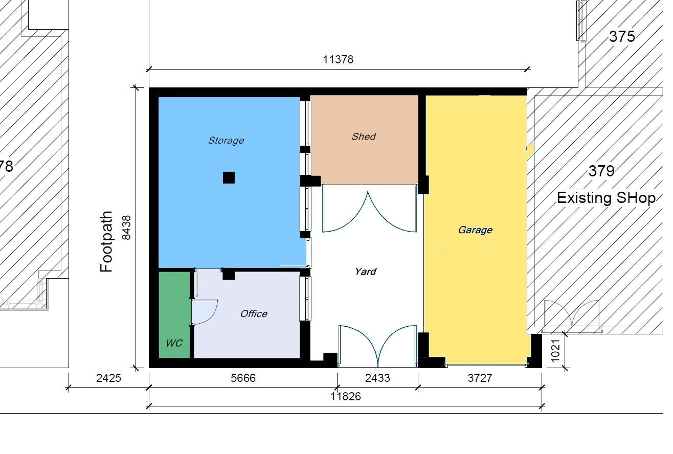 A FREEHOLD VACANT WORKSHOP/YARD AND OFFICE