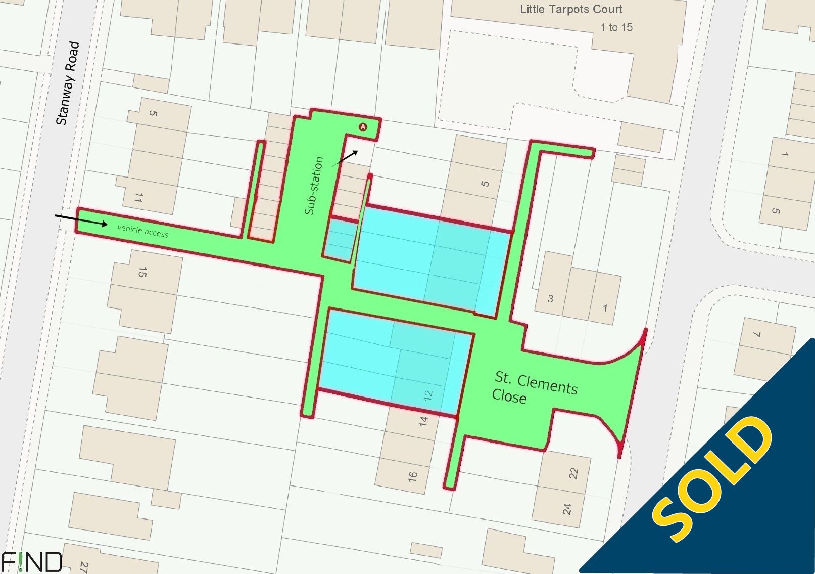 NO RESERVE: FREEHOLD LAND, PATHS AND DRIVEWAY WITH FURTHER POTENTIAL FOR IMPROVEMENT.