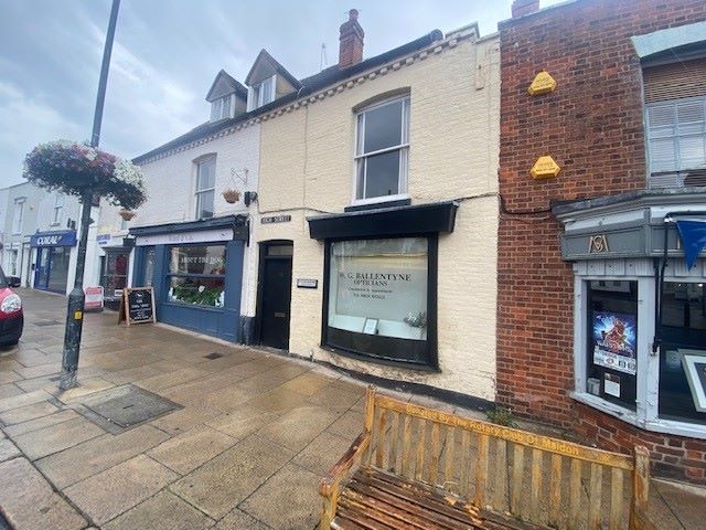 MIXED USE PROPERTY: A VACANT FREEHOLD GRADE II LISTED BUILDING COMPRISING OF A GROUND FLOOR FORMER OPTICIANS AND SPLIT LEVEL APARTMENT ABOVE.