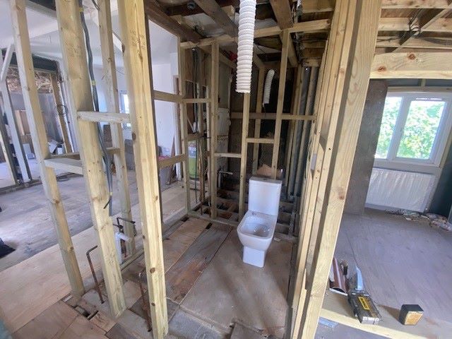 RENOVATION OPPORTUNITY: A VACANT DETACHED FREEHOLD BUNGALOW UNDERGOING FULL RENOVATION AND ADAPTATION IN NEED OF COMPLETING