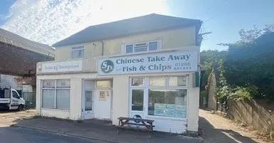 MIXED USE INVESTMENT: A PART LET DETACHED BUILDING WITH 2 GROUND FLOOR COMMERCIAL UNITS AND A RESIDENTIAL FLAT ABOVE AND BUILDERS YARD TO REAR