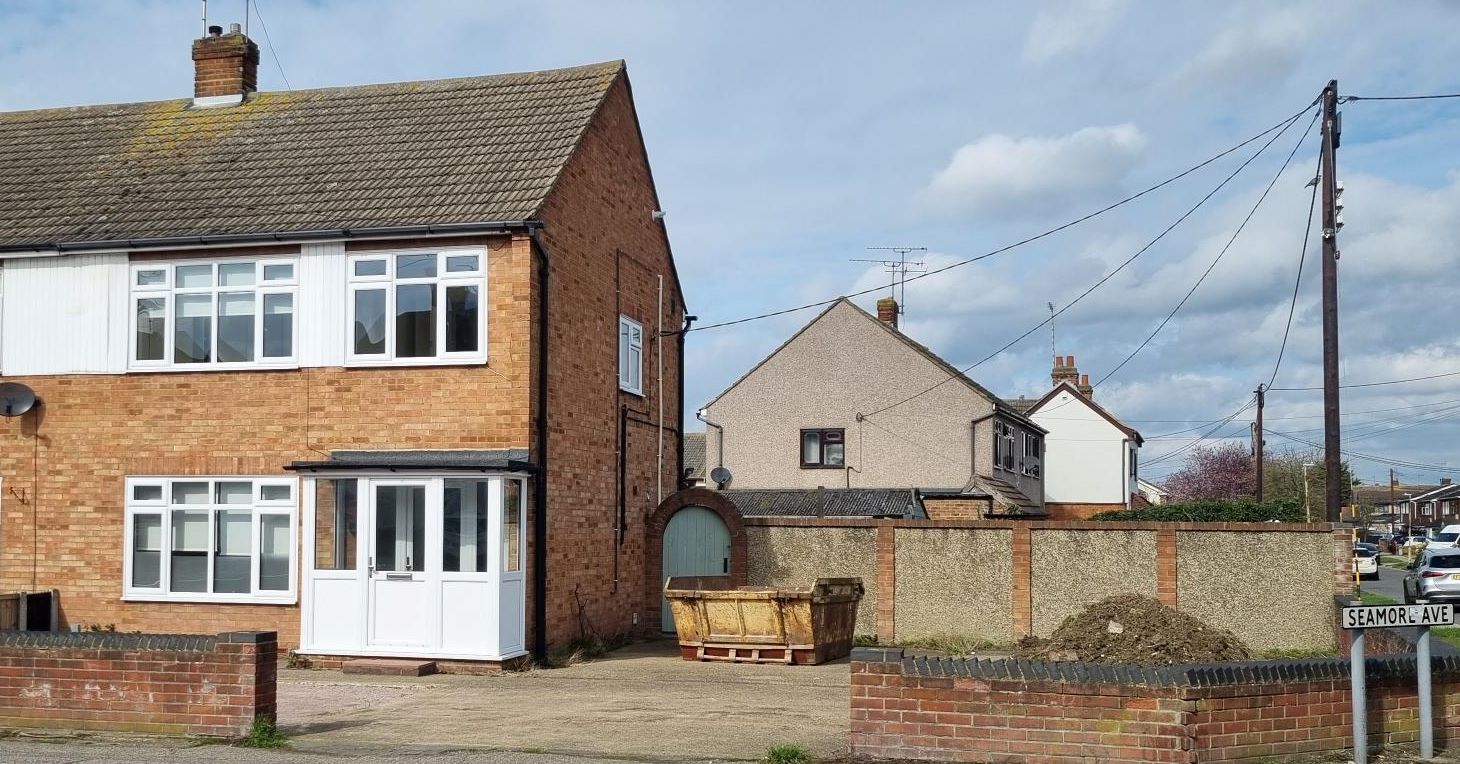 DEVELOPMENT OPPORTUNITY: A VACANT FREEHOLD SEMI DETACHED HOUSE WITH PLANNING PERMISSION TO EXTEND AND CONVERT TO THREE DWELLINGS