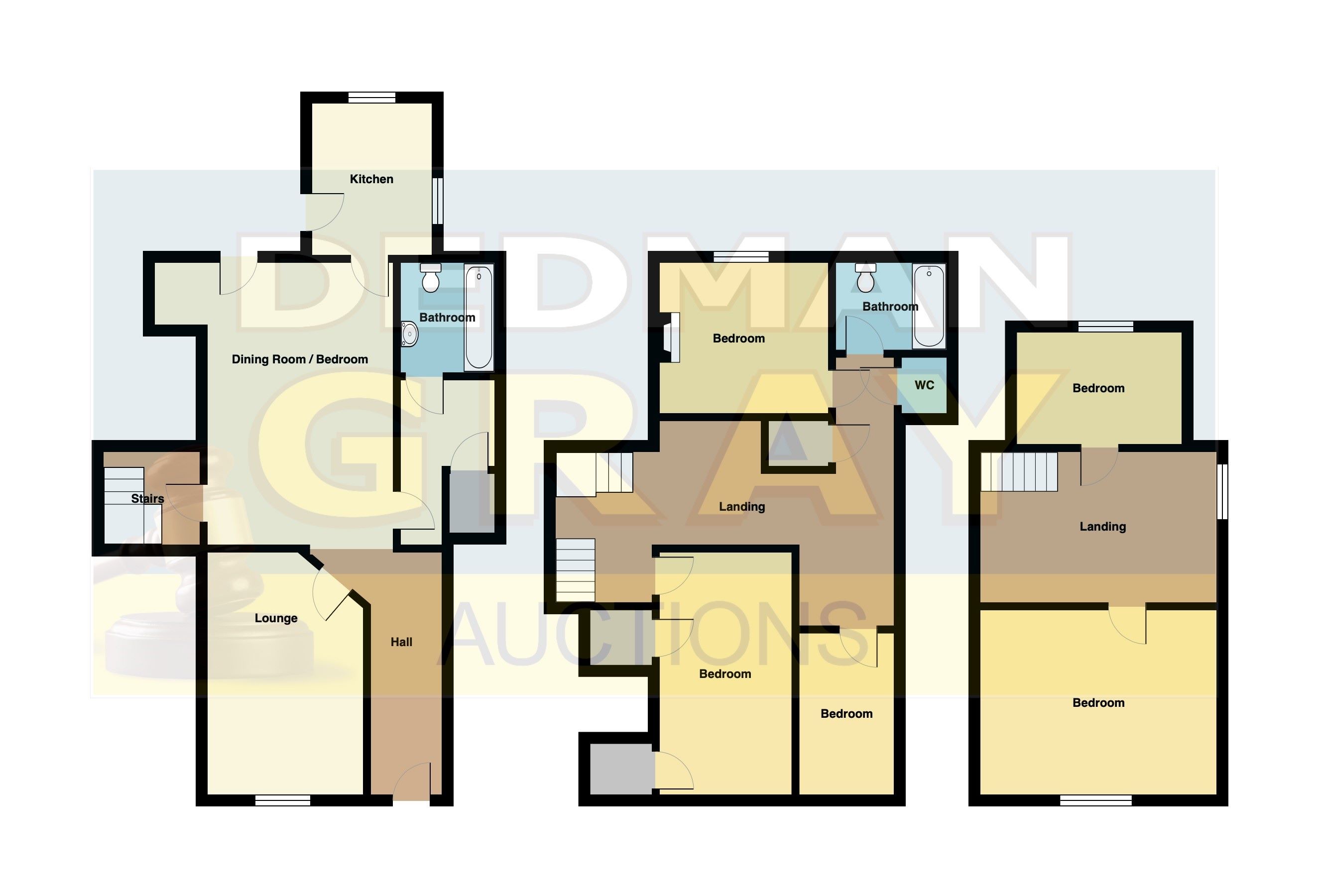 REFURBISHMENT/BUY TO LET INVESTMENT: A FREEHOLD GRADE II LISTED FIVE BEDROOM HOUSE IN THE CITY CENTRE REQUIRING SOME IMPROVEMENT
