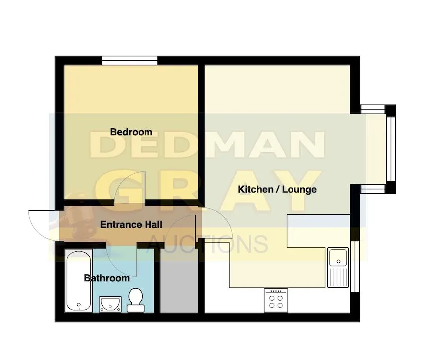BUY TO LET INVESTMENT: A ONE BEDROOM TOP FLOOR APARTMENT CLOSE TO LAINDON STATION CURRENTLY LET PRODUCING AN ANNUAL INCOME OF £10,200