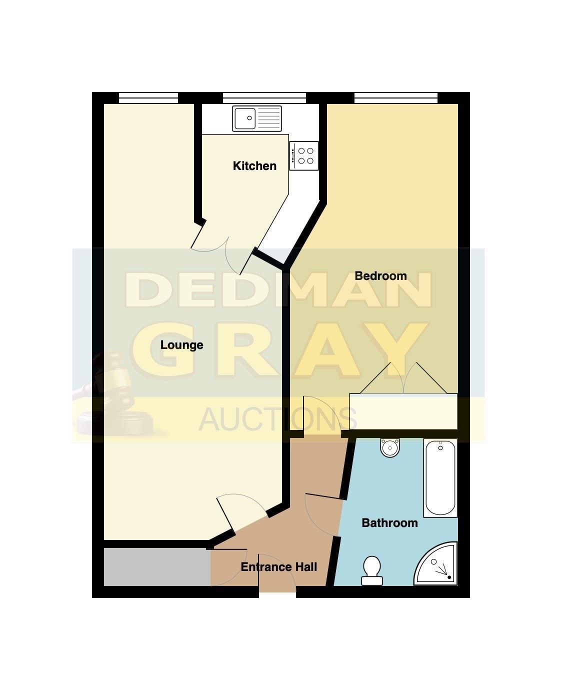 RESIDENTIAL INVESTMENT: A VACANT ONE BEDROOM SECOND FLOOR RETIREMENT APARTMENT CONSIDERED TO BE SUBSTANTIALLY BELOW CURRENT MARKET VALUE