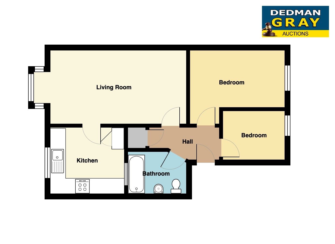 BUY TO LET INVESTMENT: A LEASEHOLD TWO BEDROOM SECOND FLOOR FLAT WITH TENANT IN OCCUPATION CURRENTLY PRODUCING AN ANNUAL INCOME OF £13,404 